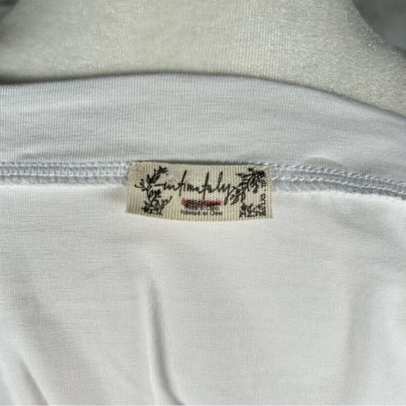 Free People Intimately Wear It Out Cotton/ Spandex Tank White XS NEW - Picture 6 of 7
